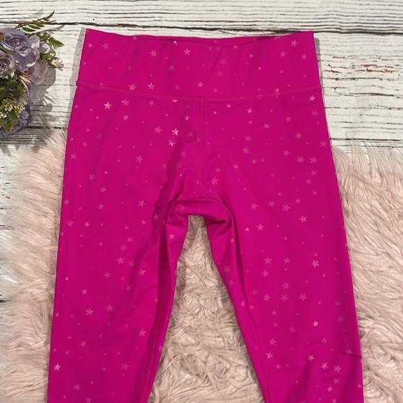 Terez Barbie Pink Mini Stars High Rise Leggings - Picture 5 of 7
